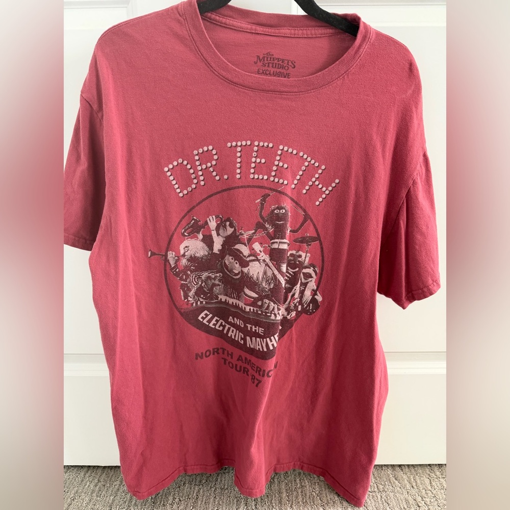 Dr. Teeth Graphic Tee - Red